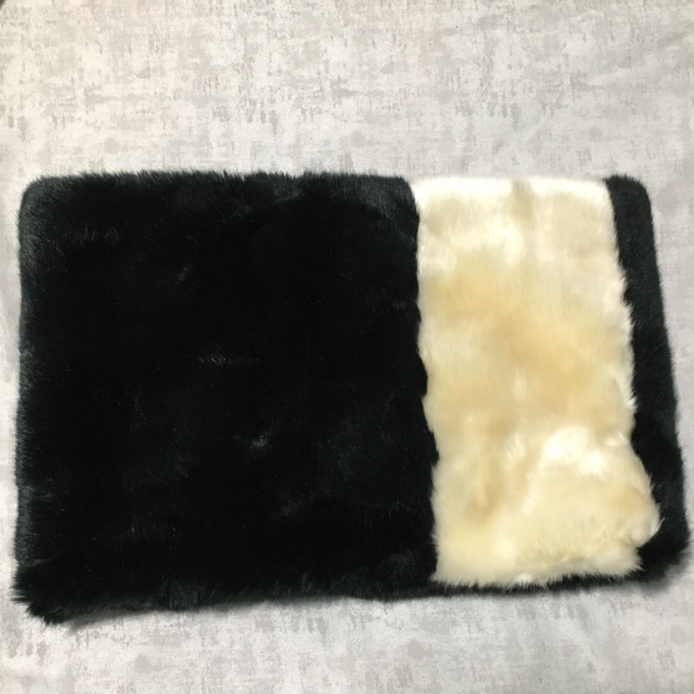 KATE SPADE FAUX FUR NECK WARMER
